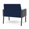 Lesro Mystic Lounge Reception Bariatric Chair, Black, MD Ink Back, MD Ink Seat, RS Echo Arm Panels ML1401 - alternate 3